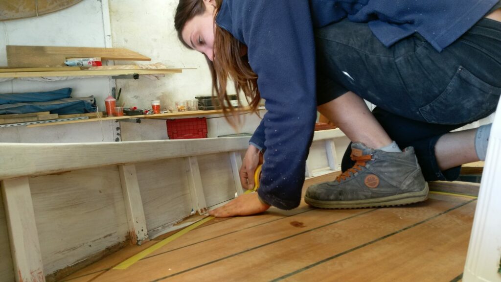 Article Blog - Corinne - Barquette - Retour aux sources la première restauration du chantier Vent d’Ouest Corinne – renaissance d’une barquette Ruoppolo (5)