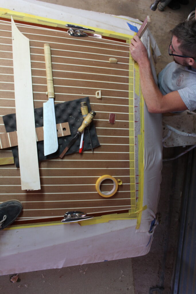 Riva Super Ariston restaurer une légende du canot automobile à Cassis par Vent d'Ouest chantier naval (1)